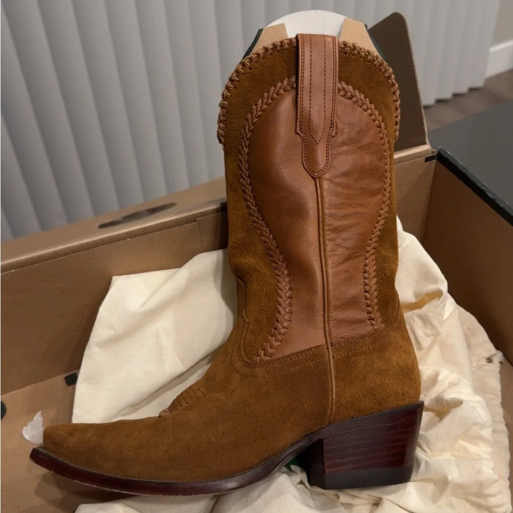 Tecovas Sadie Braid boot in Sienna 6.5